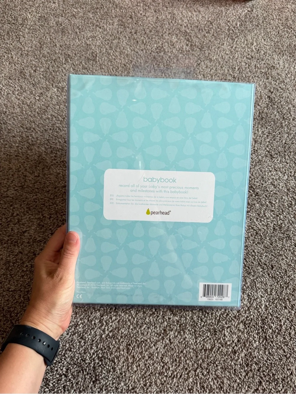 Pearhead Hello Baby Babybook
